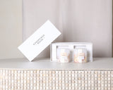 Ocean Mist & Peony Petals Pillar Candle Set