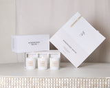 White Pear, Cotton, and Sunlight Candle Set