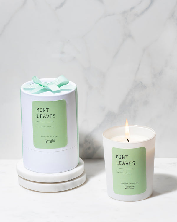 Mint Leaves Scented Candle