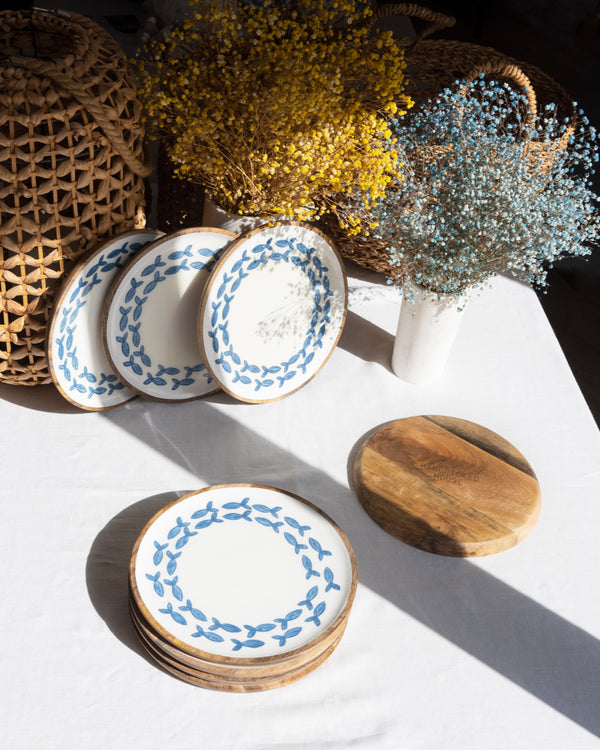 Wooden Plates (Set of 8)