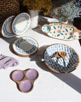 Wooden Salad Bowl with Servers